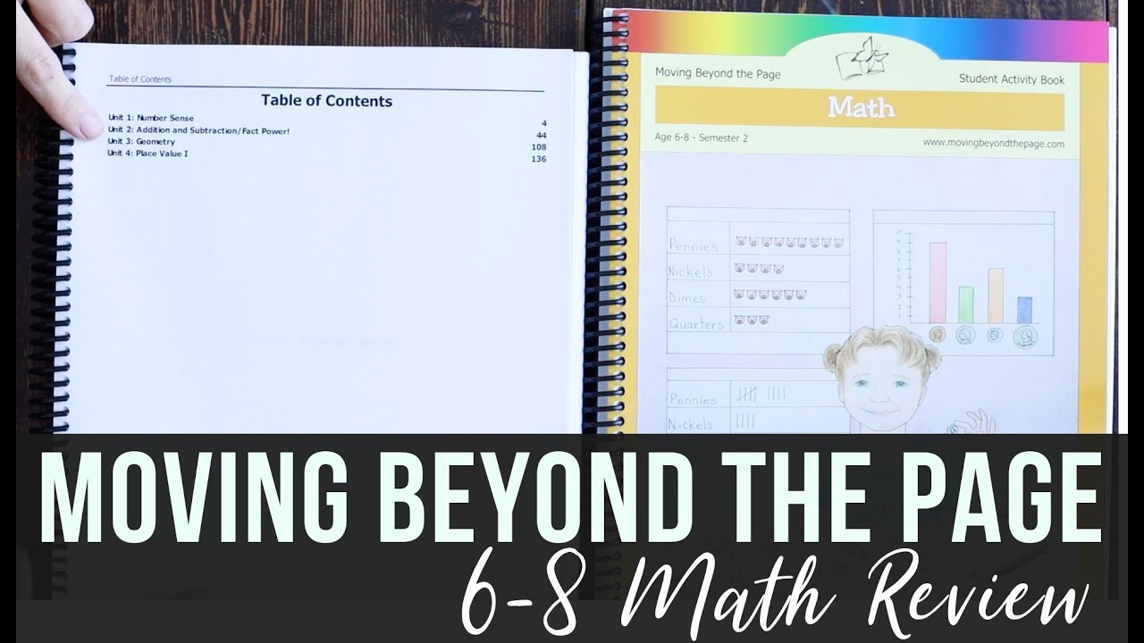 Homeschool Math: Moving Beyond the Page Hands On Math Review (6-8)