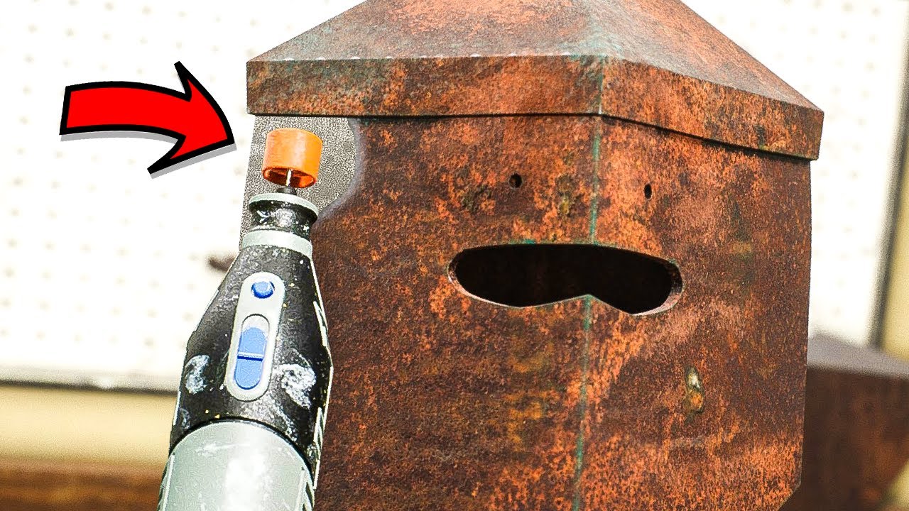 Cleaning DECADES of rust and dirt is WAY TOO SATISFYING!