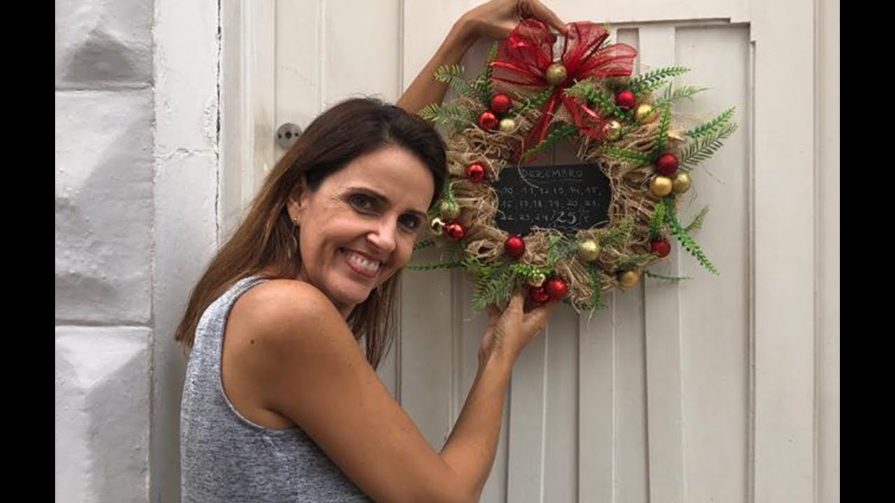 DIY GUIRLANDA COM CALENDÁRIO - NATAL 2018 | Carminha Frison
