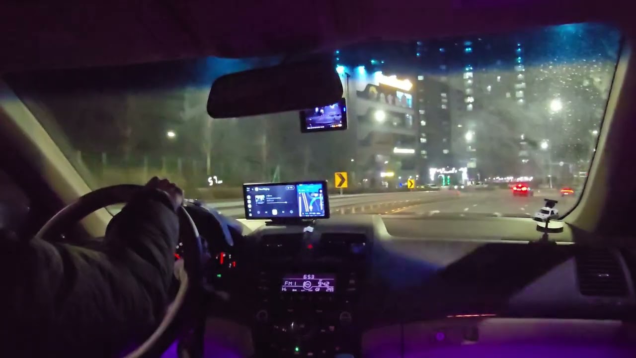 월요일 퇴근길 .. 좀 많이 달리는 주행 브이로그 .. 