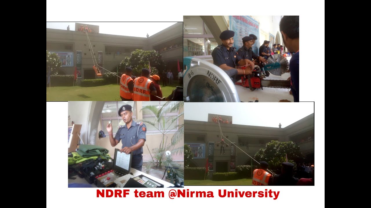 Programme on Disaster Management by NDRF team on 12/10/2018. @ITNU