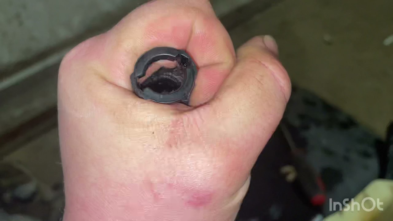 Metal fuel lines rusted to plastic gas lines removal