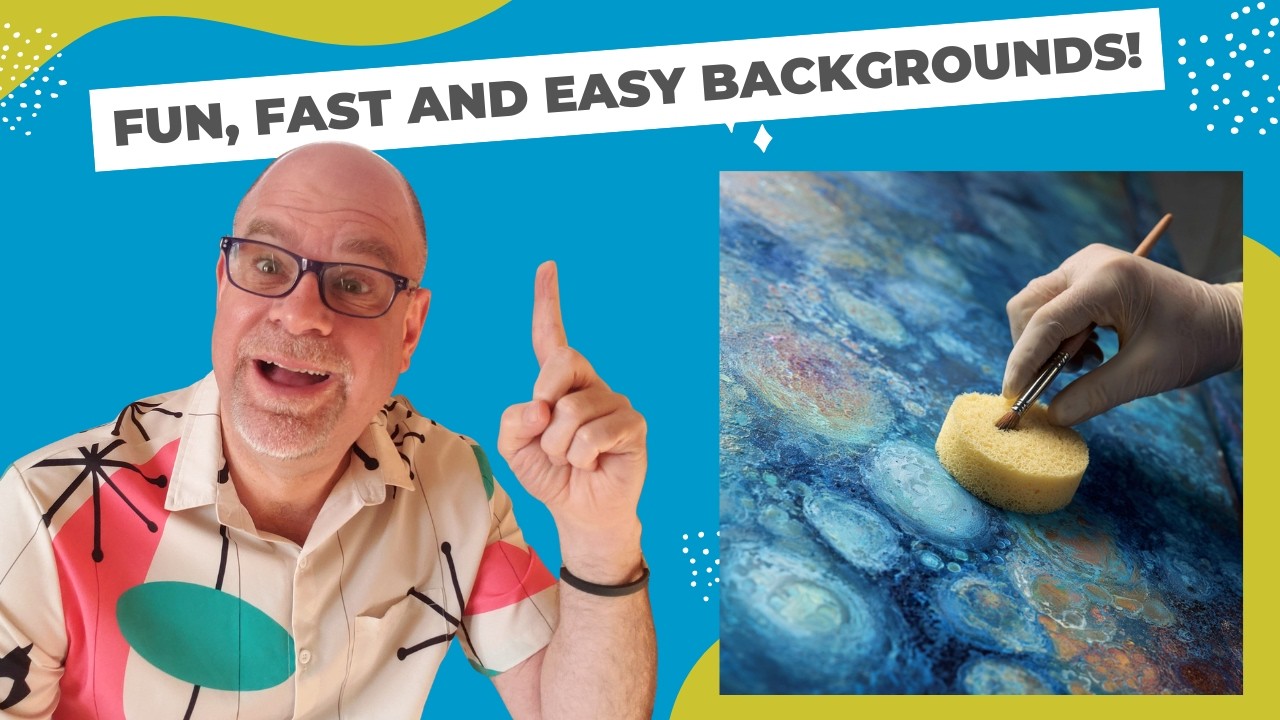 5 Fun Ways to Paint Acrylic Backgrounds