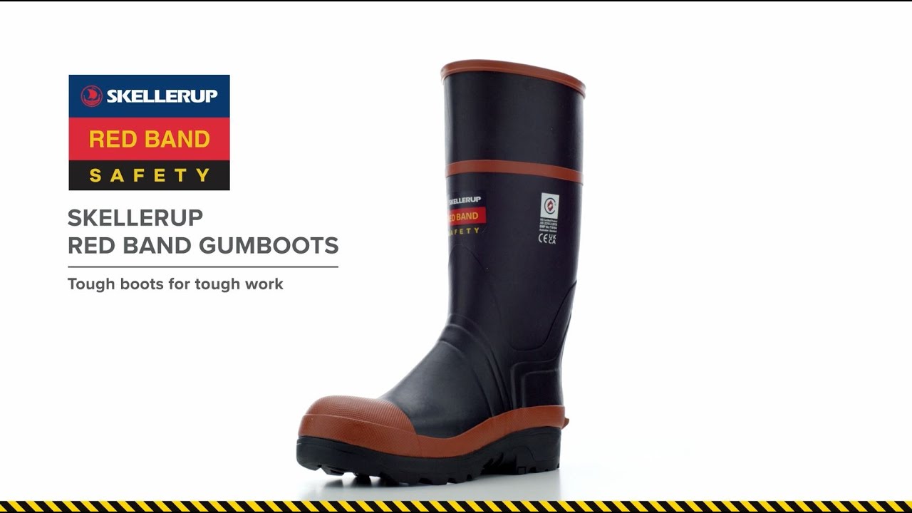 Red Band Safety Gumboots | Skellerup
