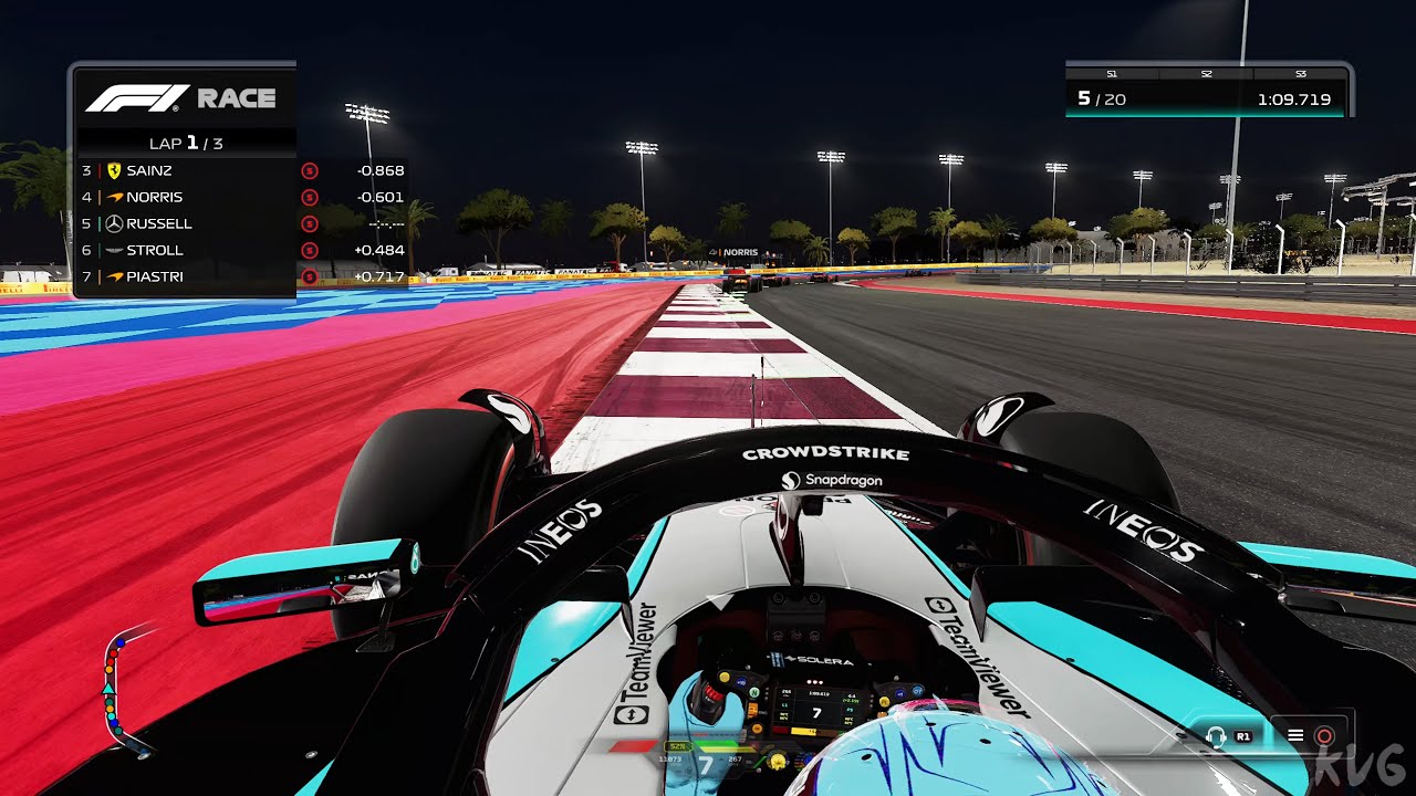 F1 24 - George Russell Gameplay (PS5 UHD) [4K60FPS]
