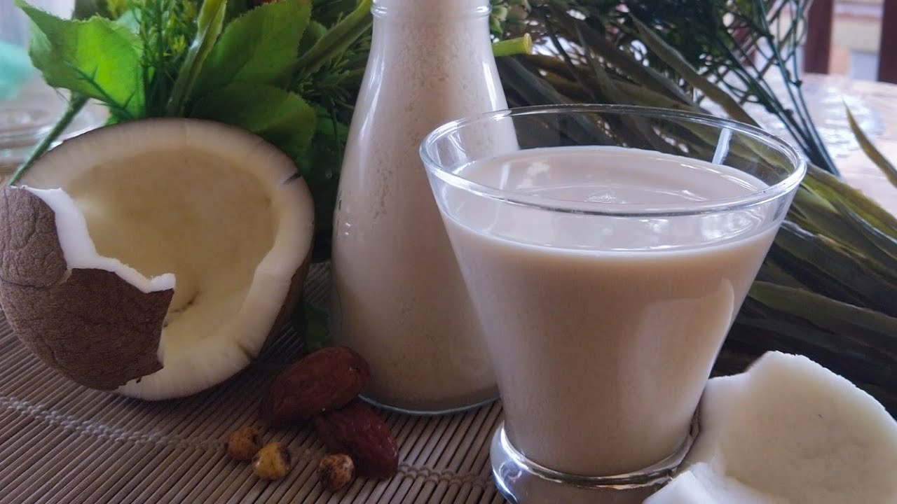 Boisson naturelle || Souchet - datte - noix de coco // Tigger nut drink