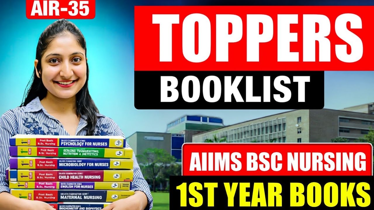 🌟 Toppers&rsquo; Secret! Best Books for B.Sc Nursing 1st Year 📚 | Mohini Sharma AIR-35 (AIIMS Delhi)