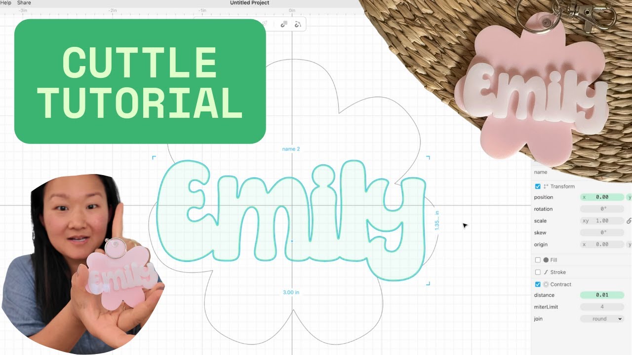 How to Make Cute Keychains Fast With Cuttle!