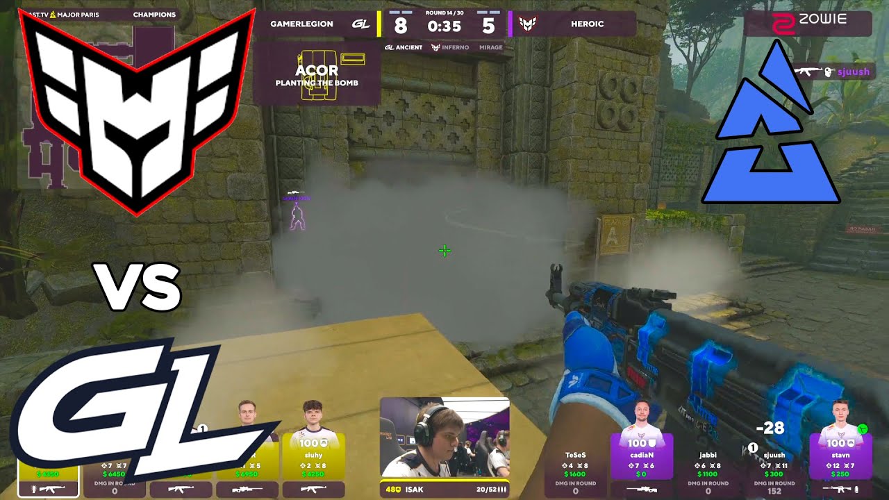 WINNER GOES TO FINALS! - Heroic vs Gamer Legion - HIGHLIGHTS - Blast Paris Major 2023 (CS:GO)