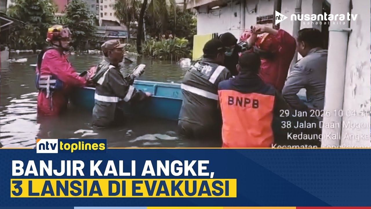 [LIVE] Banjir Kali Angke, 3 Lansia di Evakuasi | NTV TOPLINES