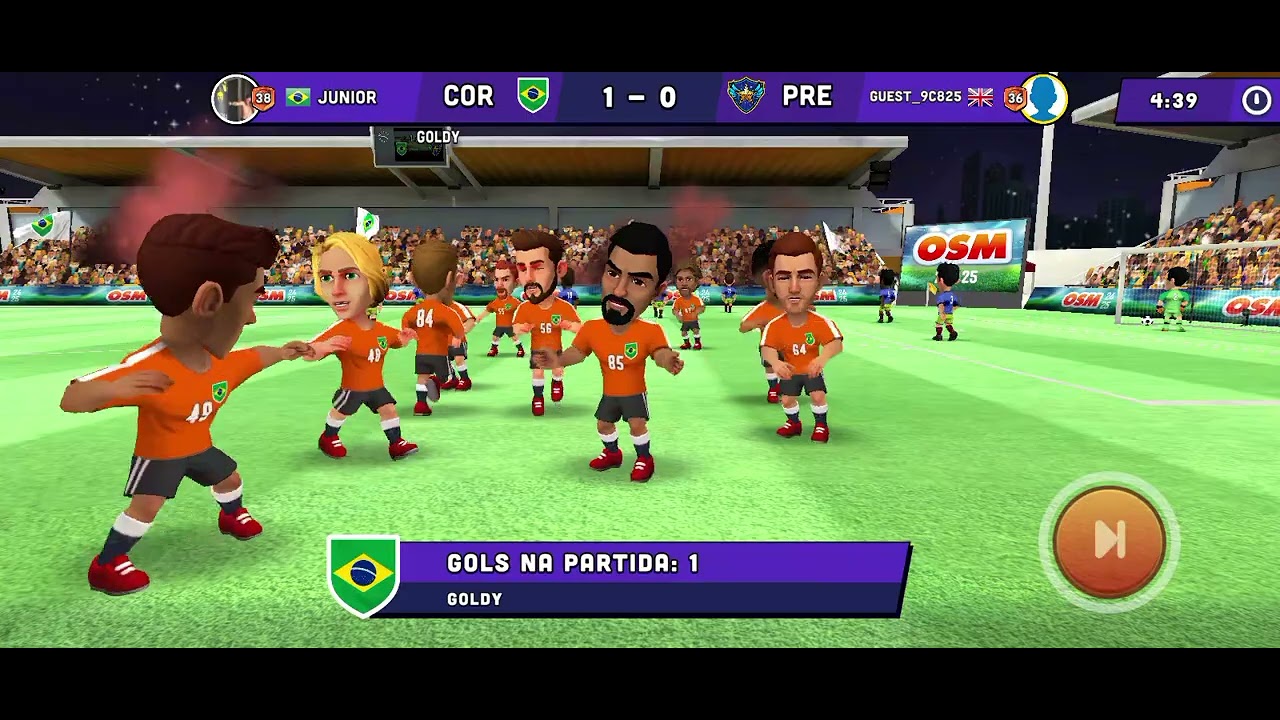 Mini Footbaal - depois de perder por 12 x 0. O adversário ainda quiz uma revanche!
