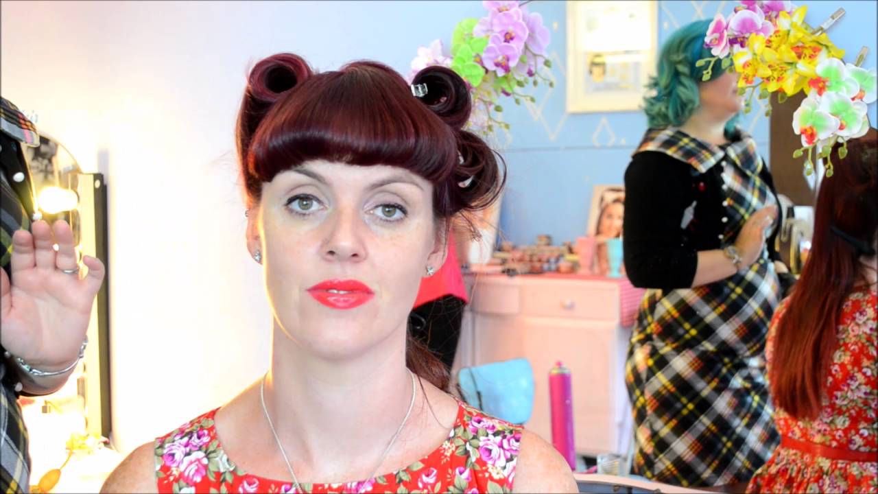 How to style victory rolls in long hair - 3 different methods!