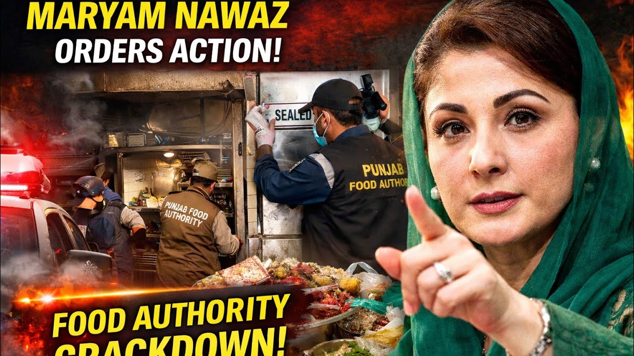 Maryam Nawaz Orders Strict Action | Punjab Food Authority Crackdown Across Punjab | Latest News