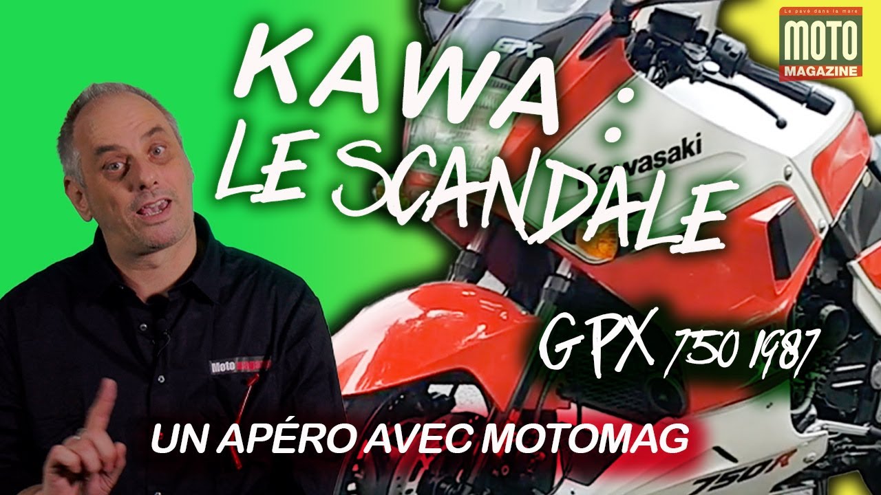 KAWASAKI GPX 750 1987 : LE SCANDALE ! Apéro Motard de Moto Magazine