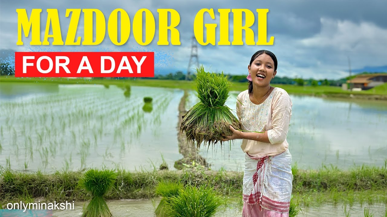 Mazdoor Girl For A Day - Khet Pe Kaam Karni Padi 😂🥹