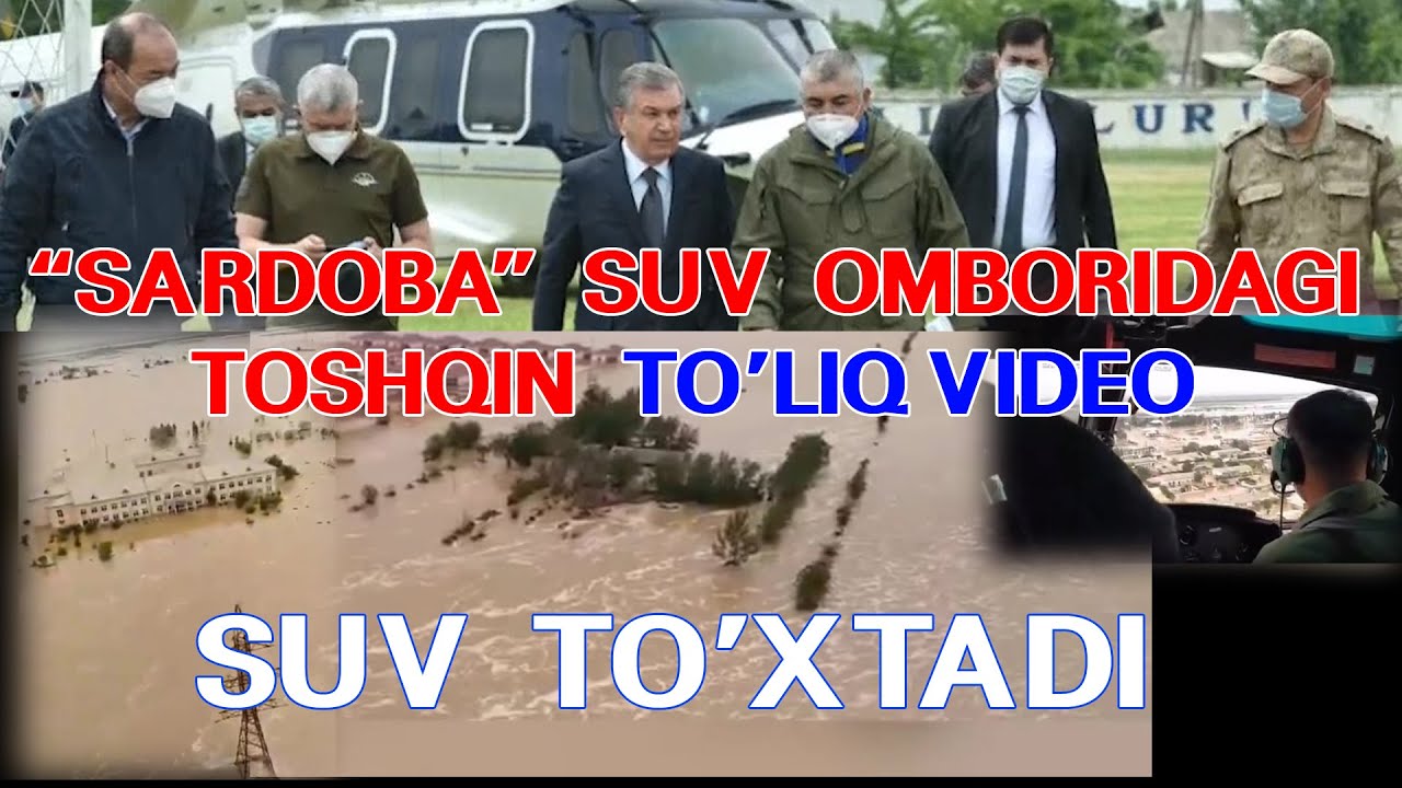 Тўлиқ видео: СИРДАРЁ Сардоба сув омборида содир бўлган ТОШҚИН.
