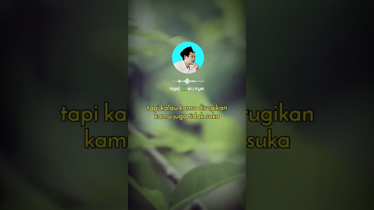 Gus Baha || Boleh Benci Orang Tapi Jangan Sampai Terwujud || short