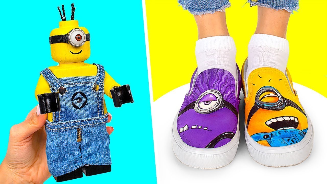 Cómo hacer un Minion bonito de LEGO usando madera