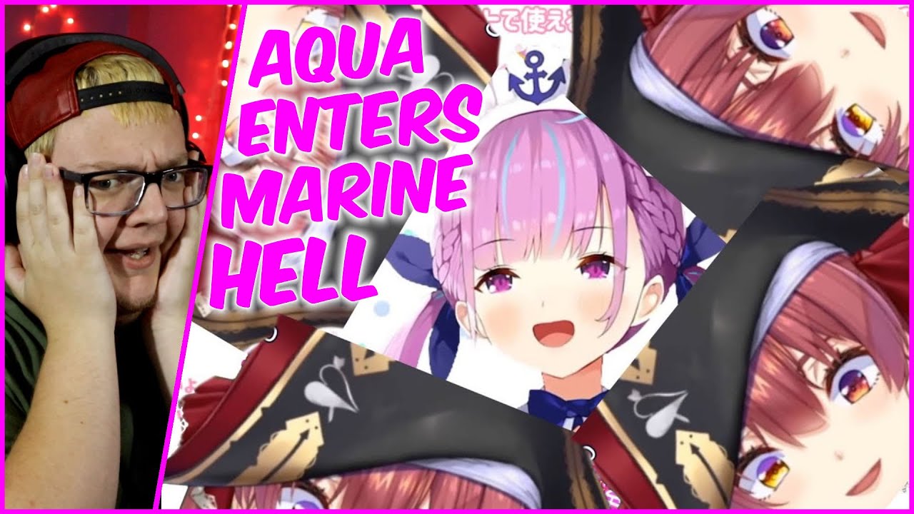 Minato Aqua enters Marine hell & Asks to Get Bullied Hololive Reaction