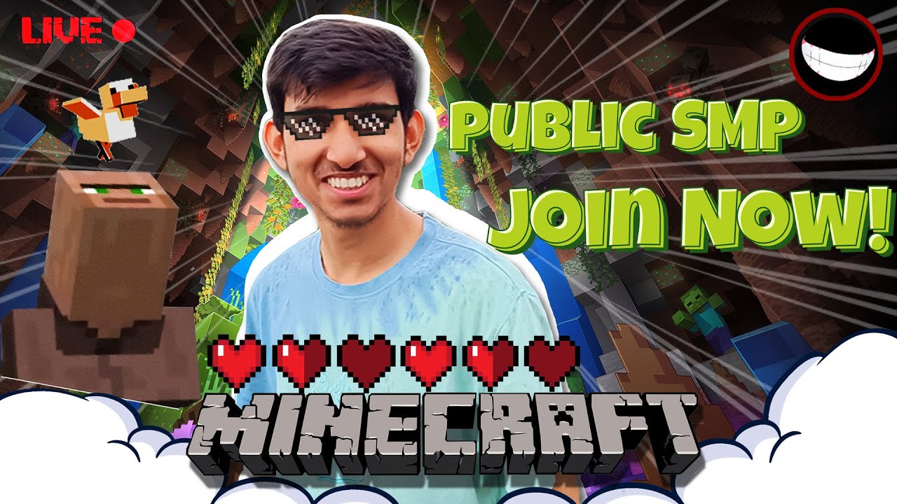 Minecraft SMP  Server Live 🔥 | Survival, PvP & Chill  Open World Gameplay
