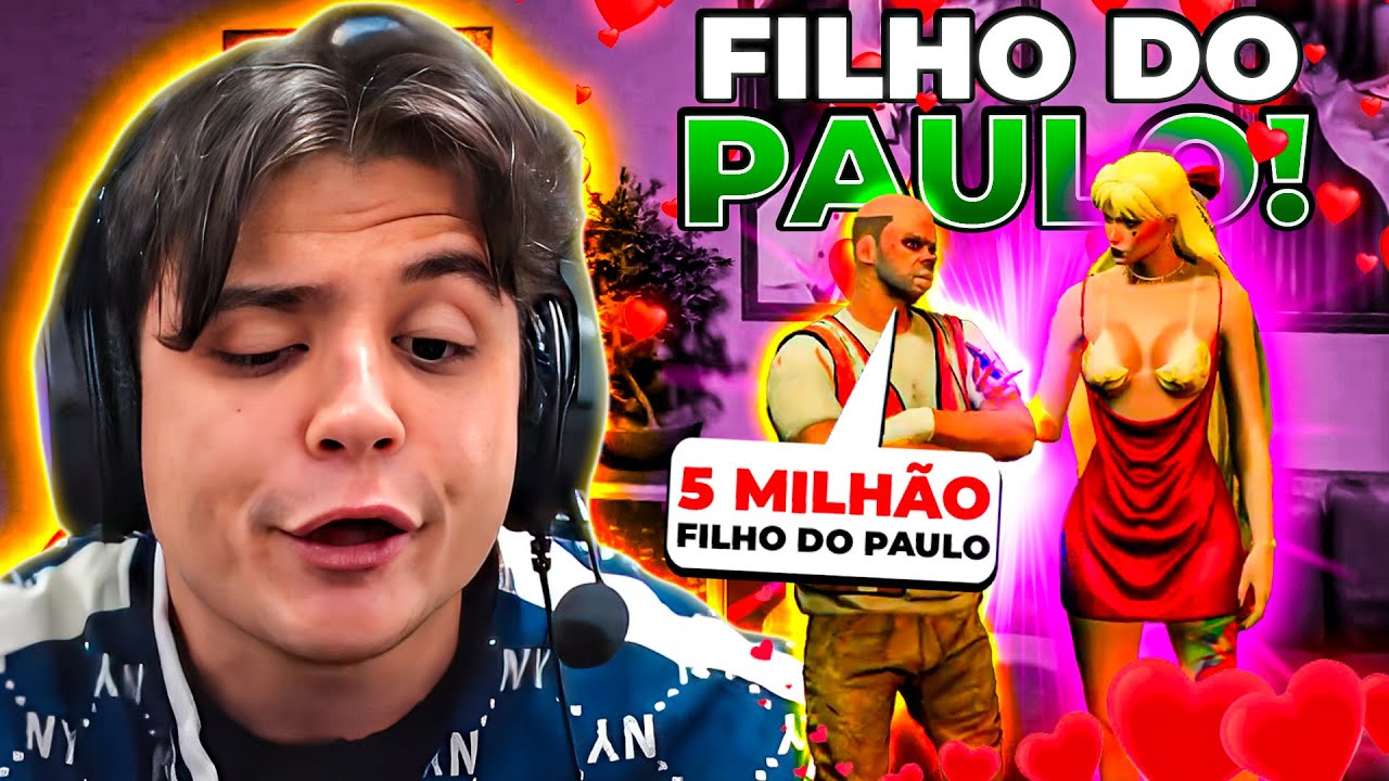 PAULINHO COBROU 5 MILHÕES PRA TER UM FILHO COM a PAOLA BRACHO! GTA RP (Modder clips)