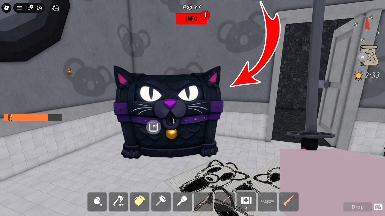 I FOUND A NEW CAT CHEST in 99 Night in The Forest! ROBLOX