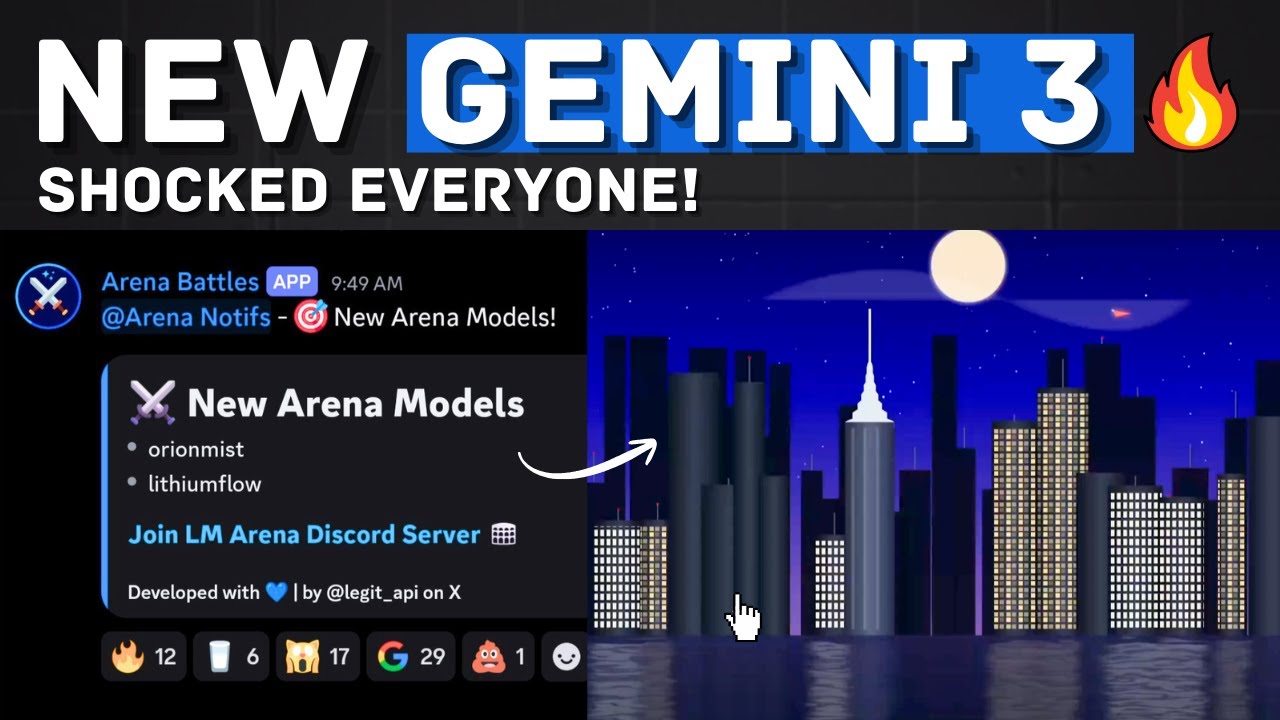 Gemini 3 NEW MODELS - LithiumFlow + OrionMist! THIS IS THE BEST AI MODEL YET!