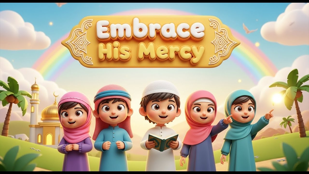 Embrace His Mercy | Islamic Children Rhymes | 3D Islamic Cartoon Nasheed