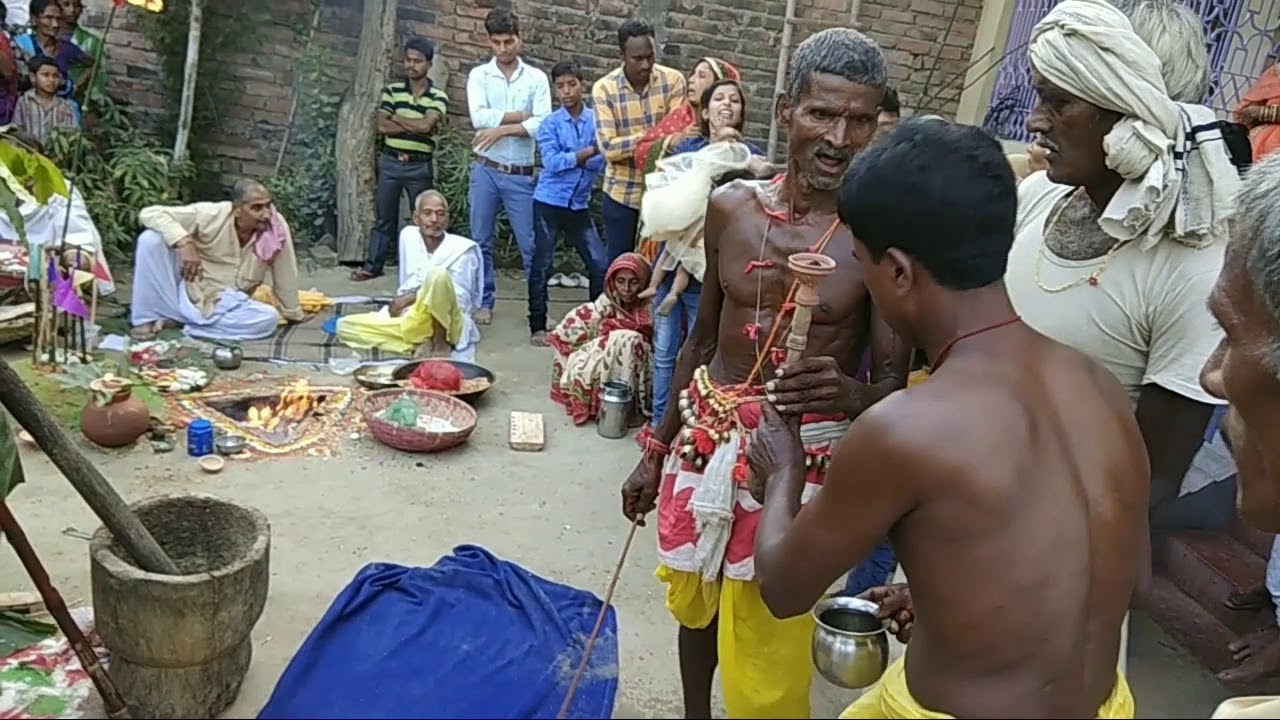 Pooja in village bhuia baba. part 03
