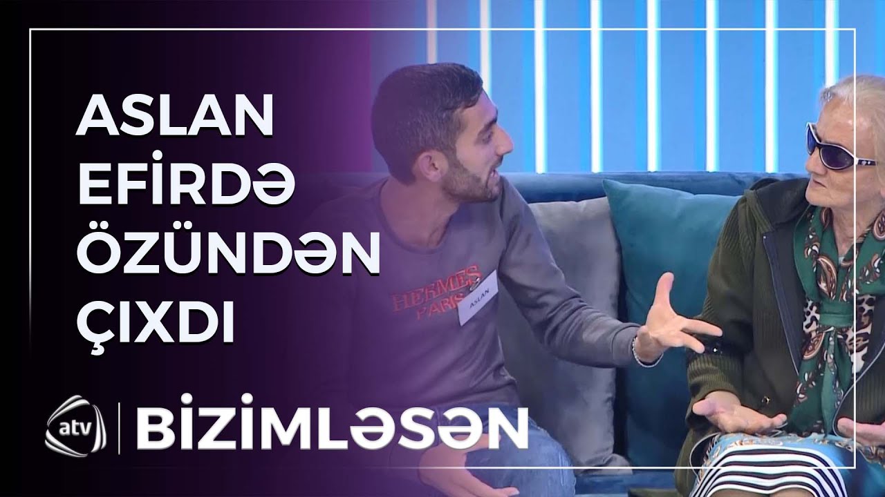 Aslan canlı efirdə anasına əsəbləşdi: “Heç kəs mənim yerimə qərar verə bilməz” / Bizimləsən