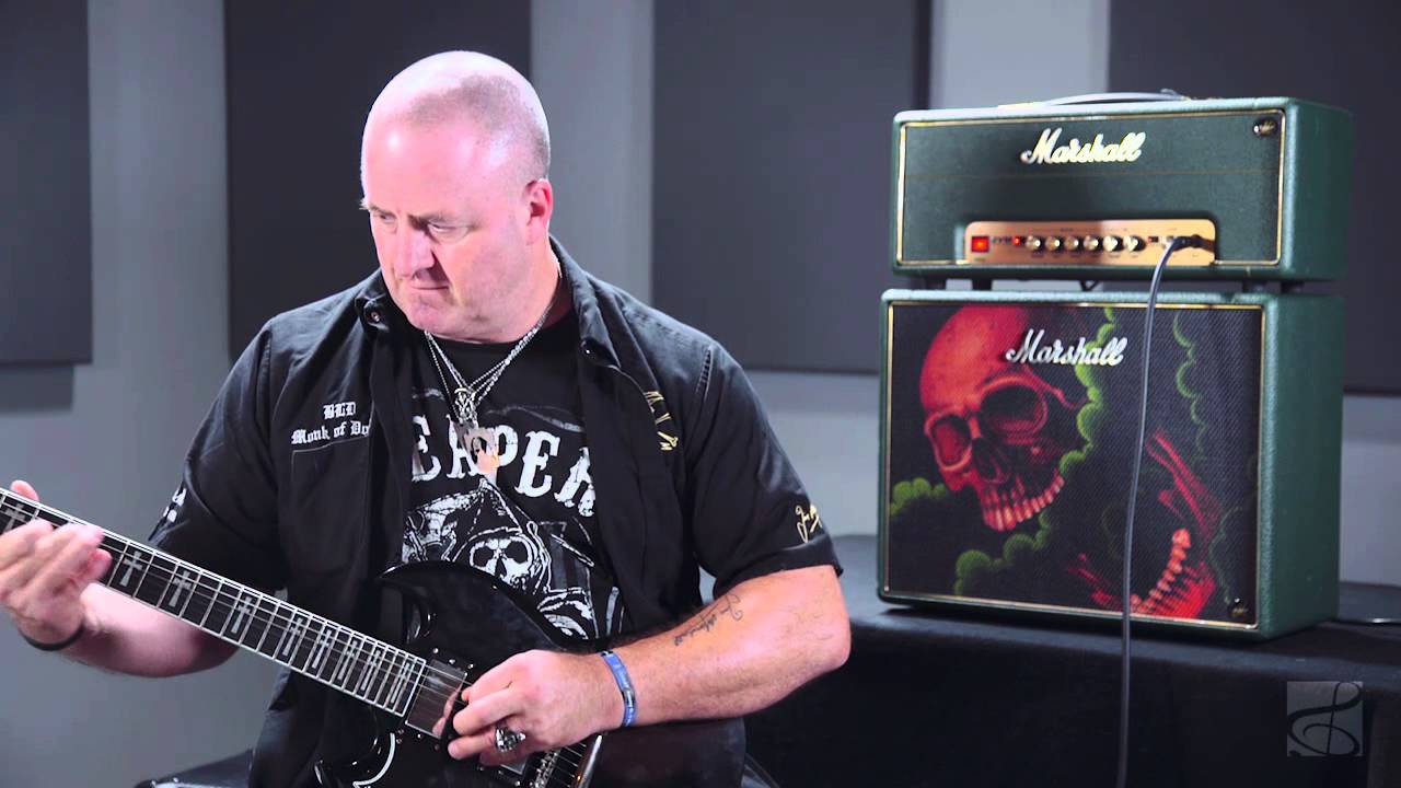 Marshall Custom Tattoo Antony Flemming Stack JVM-1H 1W Tube Guitar Head and 1x10 Cab Standard