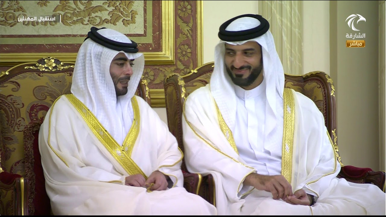 ولي عهد الشارقة يستقبل جموع المهنئين بعيد الأضحى المبارك في قصر البديع