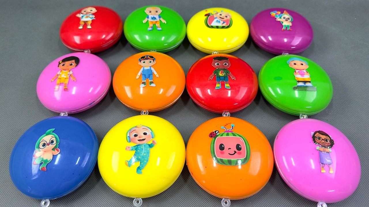 Rainbows SLIME 🌈 Looking Pinkfong in Rainbow Colorful! Satisfying, ASMR