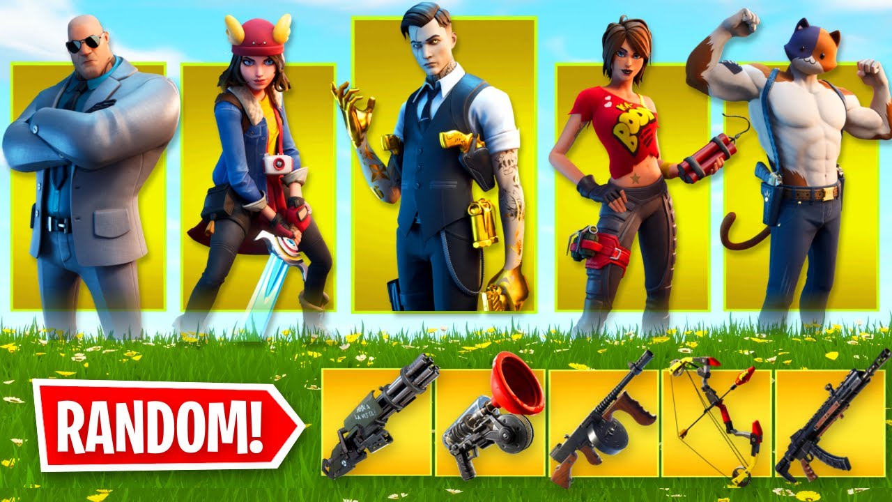*СЛУЧАЙНОЕ* ИСПЫТАНИЕ с боссом в Fortnite Battle Royale!