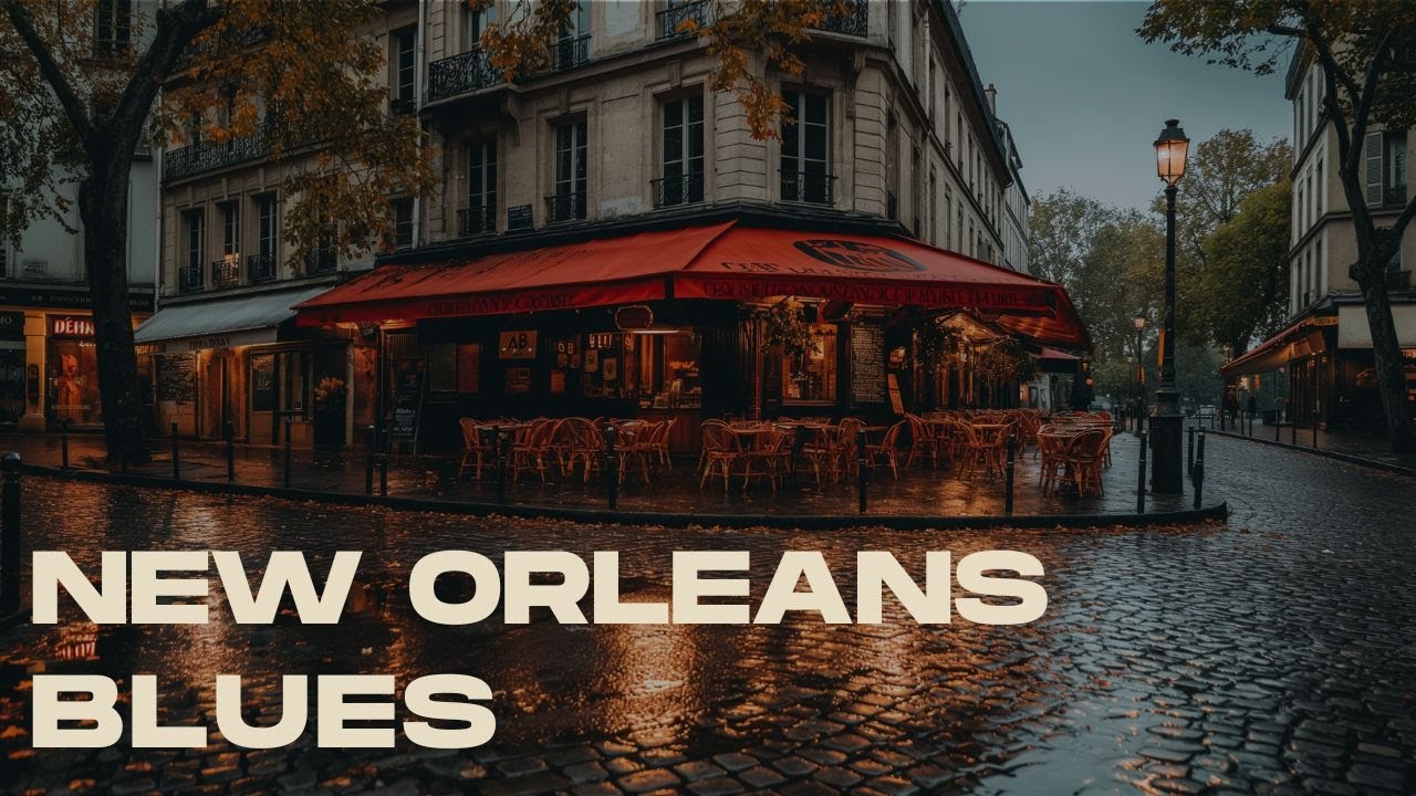 New Orleans Blues at Night – Relaxing Blues Music for Work & Study