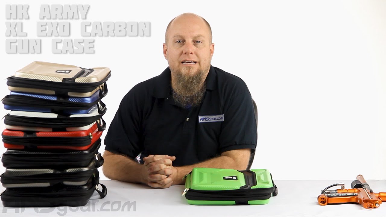 HK Army XL Exo Carbon Paintball Gun Case - Review