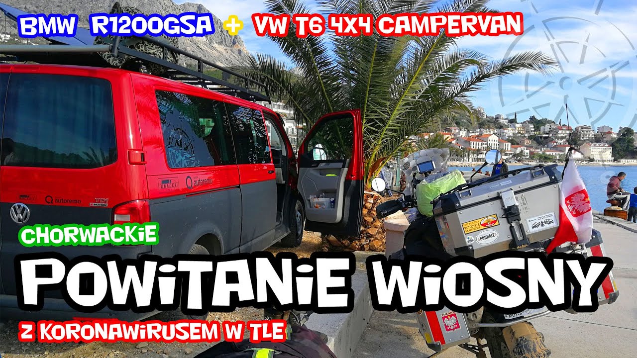 Chorwackie powitanie wiosny | BMW R1200GS + VW T6 4x4 campervan | Chorwacja zimą | MotoPodhale.info