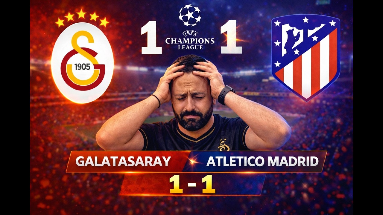 GALATASARAY 1–1 ATLETICO MADRID | 2 PUAN GİTTİ! (ŞL)