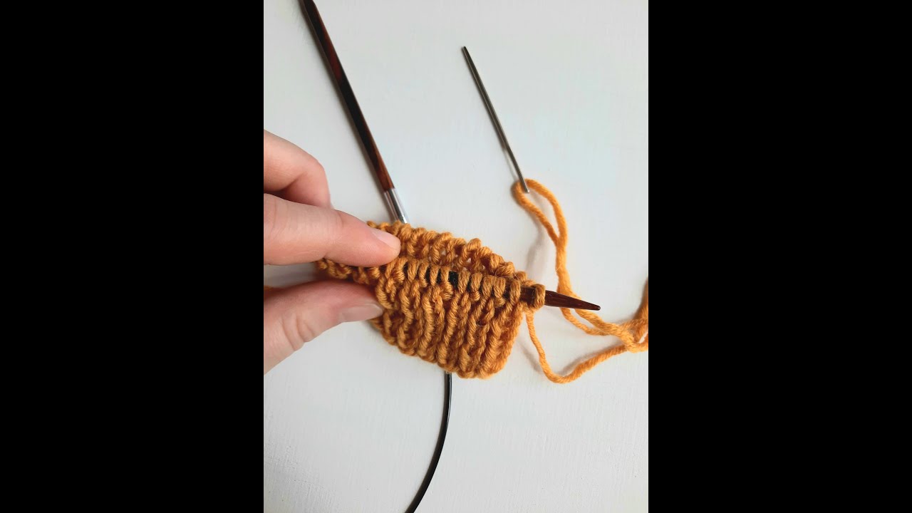 CHIUSURA AD AGO SU MAGLIA A COSTE 1/1 -  PRIMA PARTE