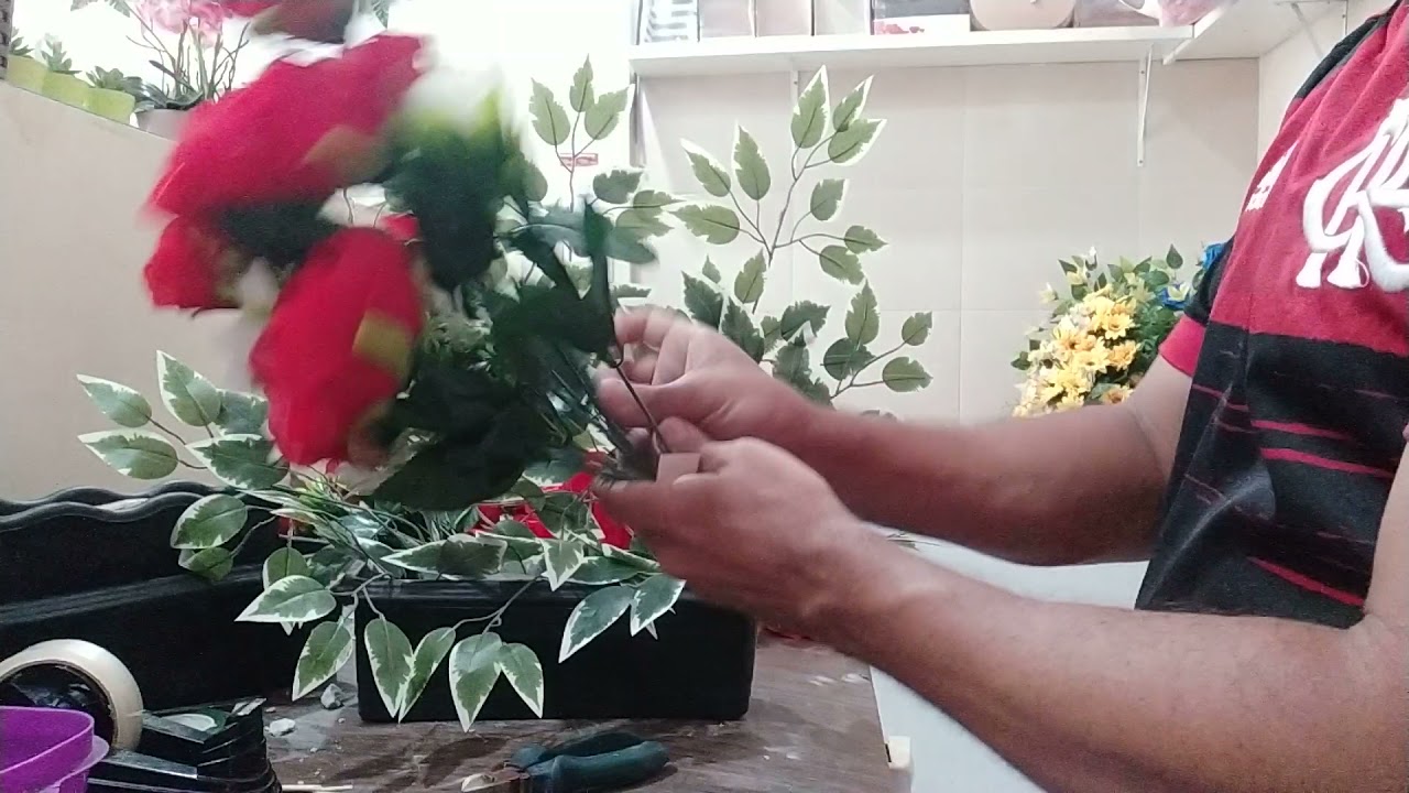 Arranjos de flores artificiais para finados,como fazer arranjos para finados passo a passo