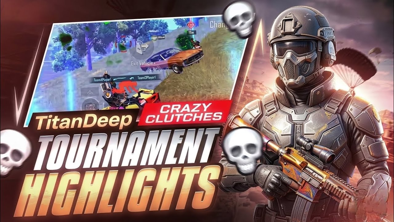 TitanDeep Insane Frags 💀 Moments🎯 | BGMI Scrims & Tournament Highlights 🔥