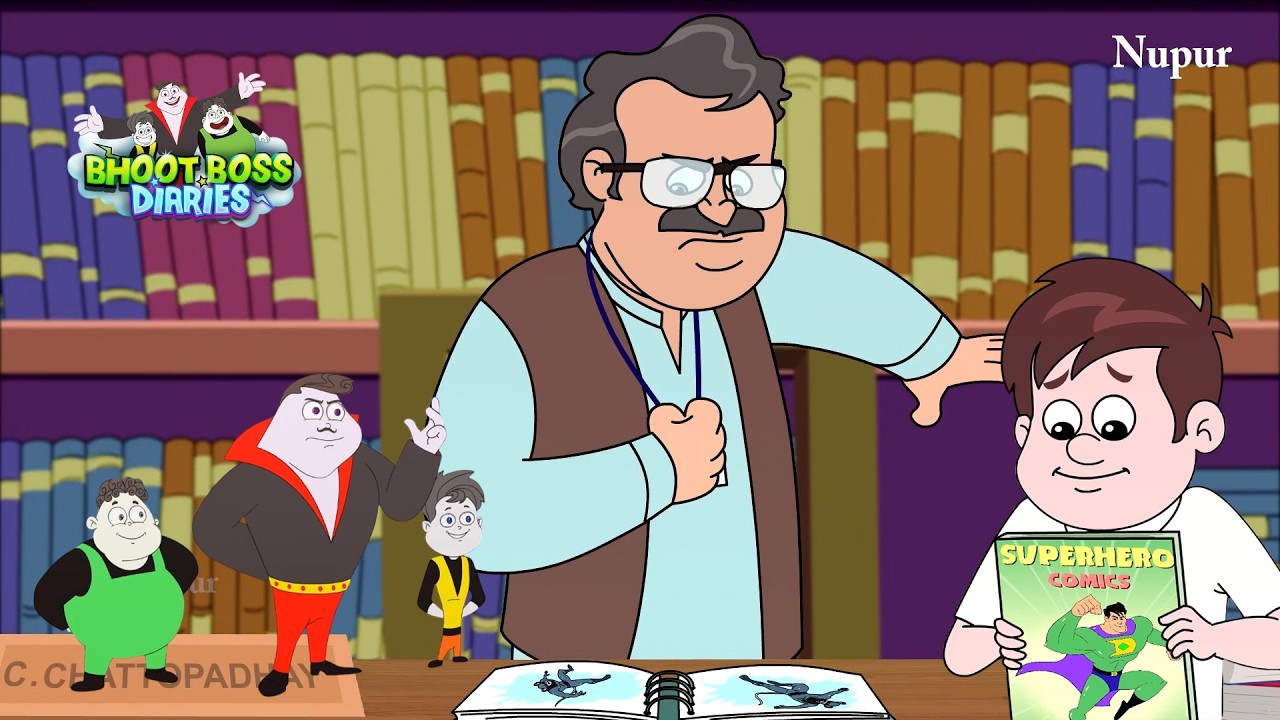 Librarian Thief ने चुराया Super Hero के तस्वीर | Paap O Meter | Thakela Pakela | Kids Cartoon Hindi