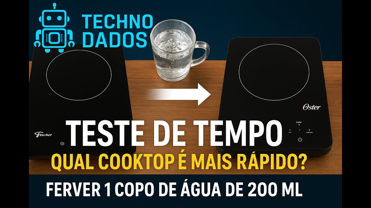 Cooktop de Indução ? Fogão Portátil? Qual Cooktop de Indução Ferve Mais Rápido? (Teste Real)