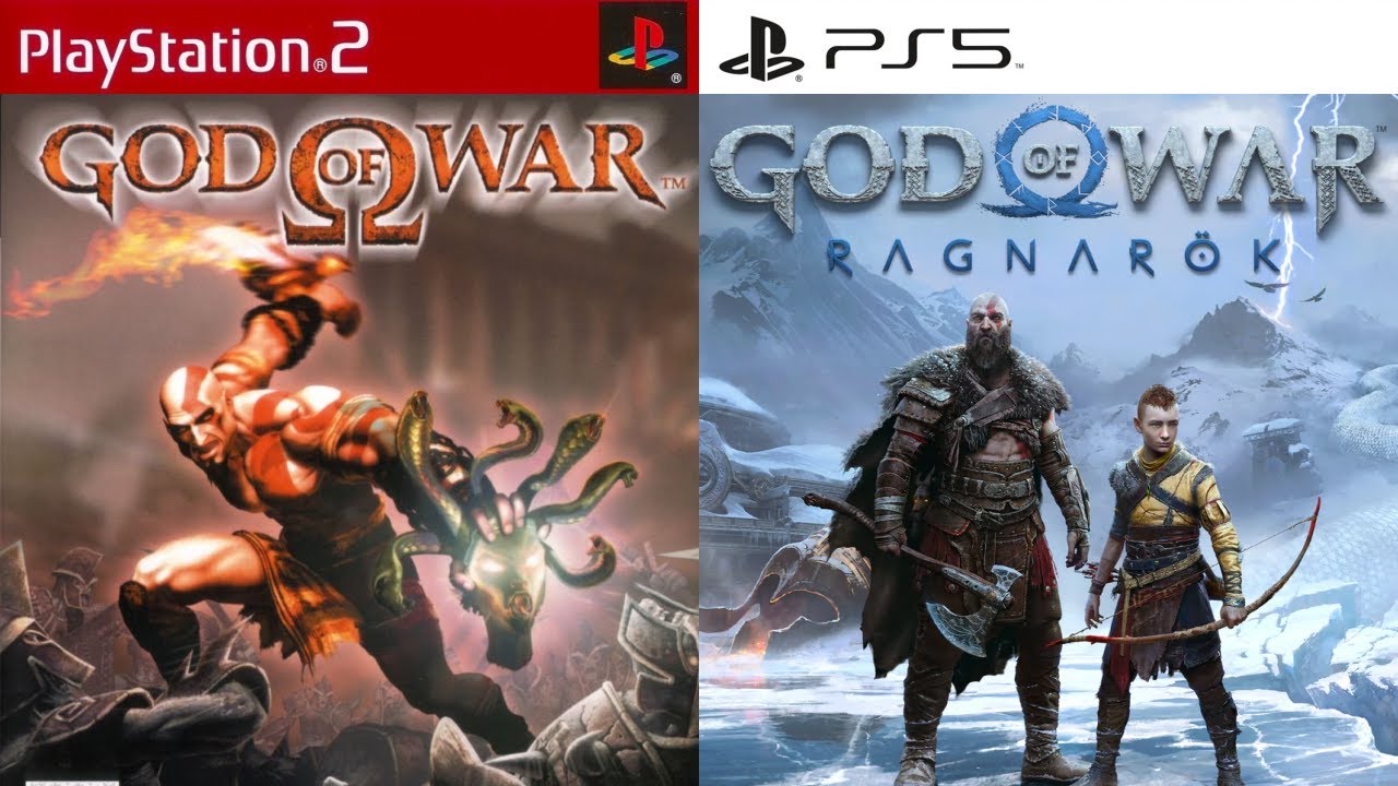 God of War PlayStation Evolution (2005-2022)