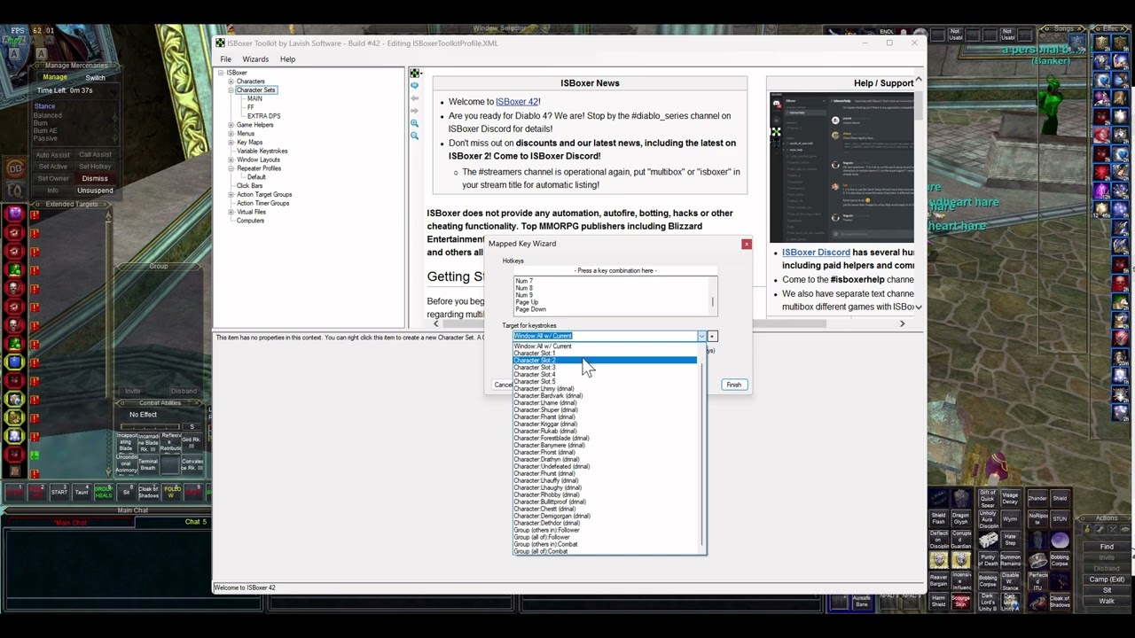 Everquest ISBOXER - quick broadcast key setup guide