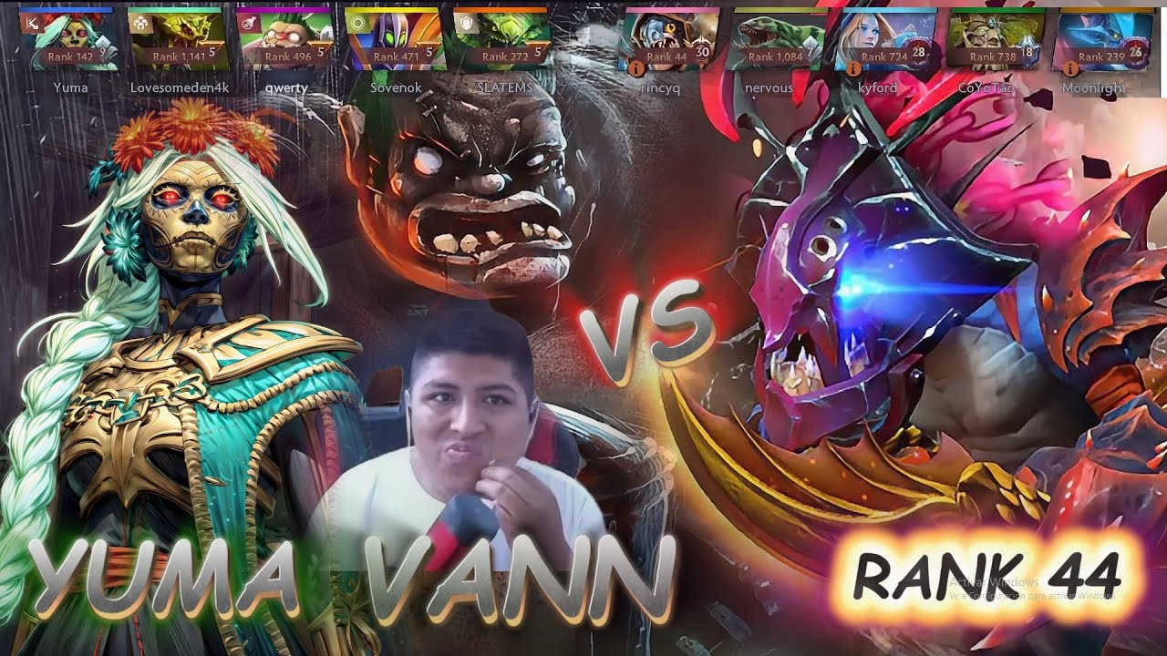 VANN SACA PUDGE 😈 JUNTO A YUMA DE HEROIC | DOTA PICANTE DE IDA Y VUELTA