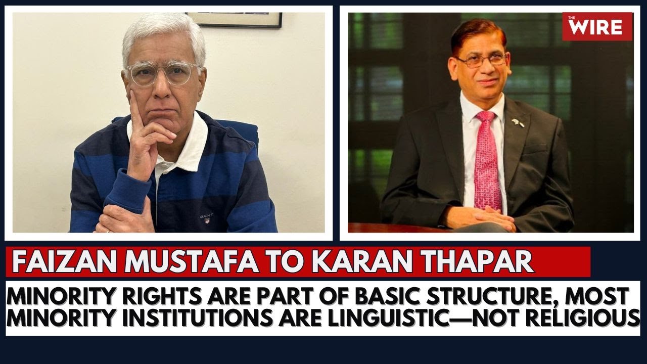 Minority Rights Are Part of Basic Structure, Most Minority Institutions Are Linguistic&mdash;Not Religious
