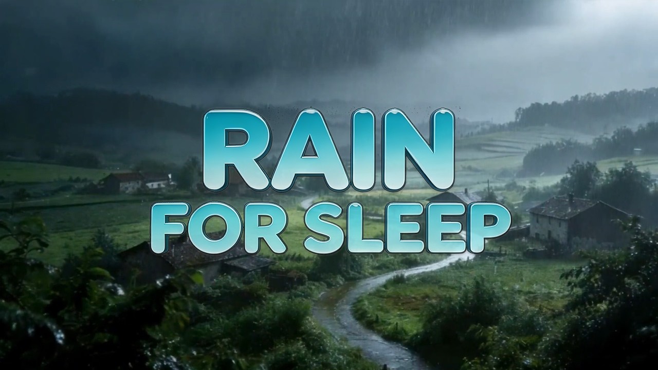 Mountain Village Rain Sounds for Sleep | Relaxing Rain Ambience (60 Minutes)