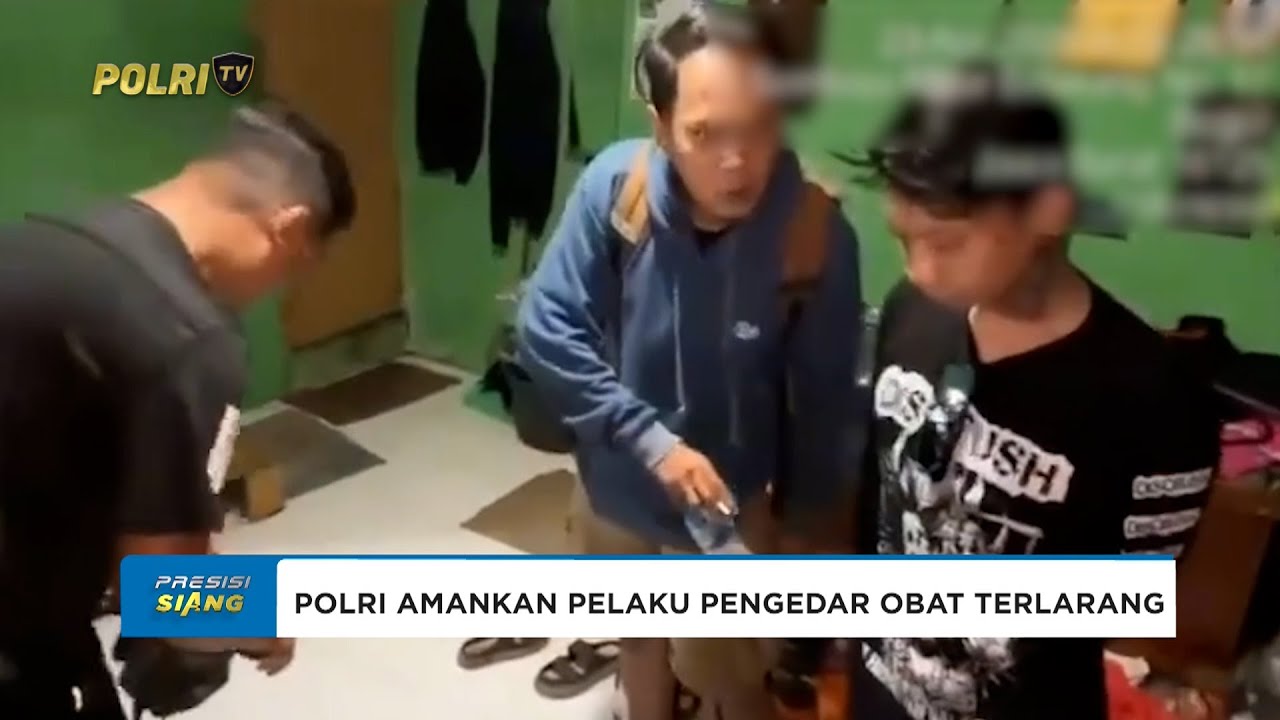 POLRES BOGOR KOTA AMANKAN PELAKU PENGEDAR OBAT TERLARANG
