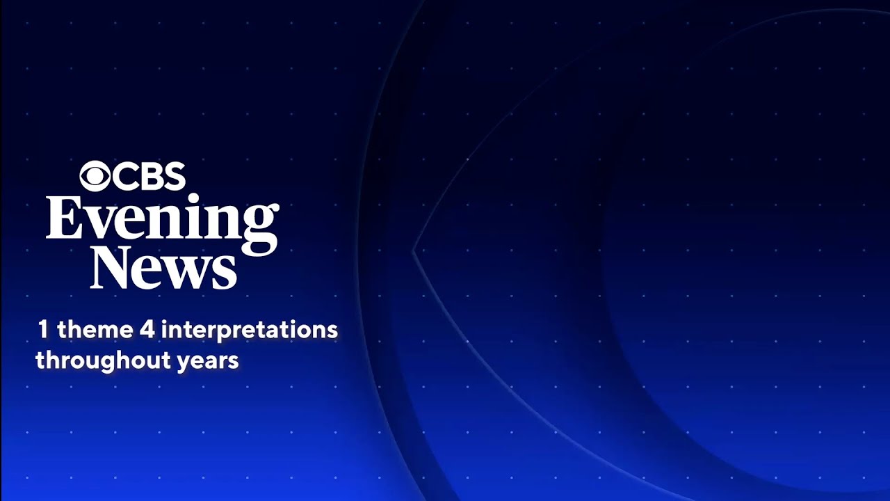 CBS Evening News: 1 theme 4 arrangements
